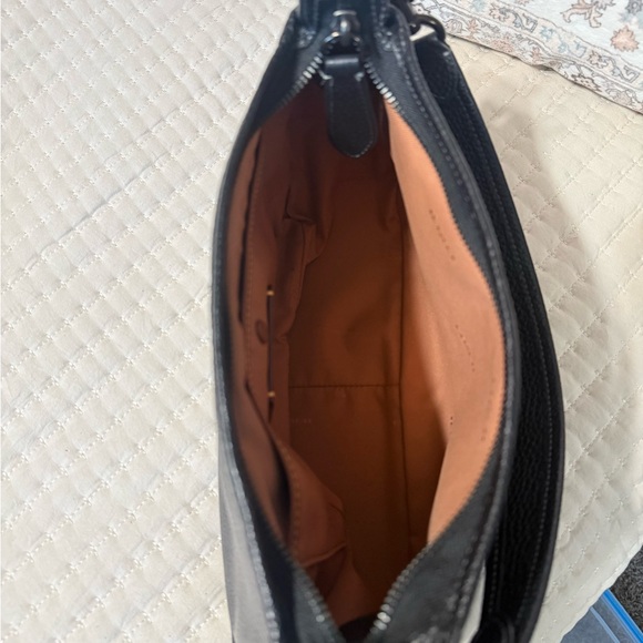 Coach Black Pebbled Leather Shoulder Bag - Picture 4 of 7